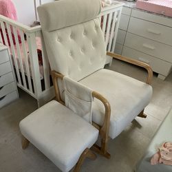 White Rocking Chair 