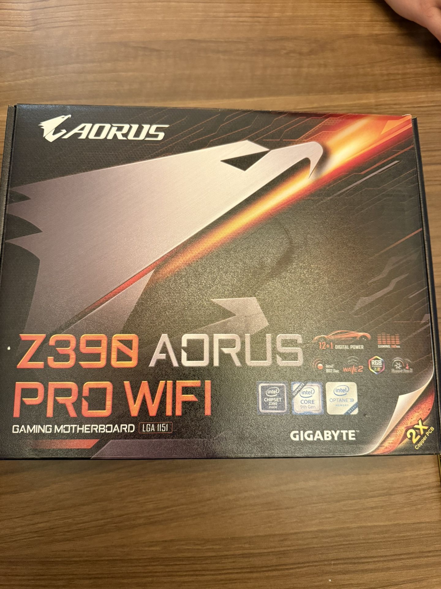 Z390 AORUS Pro WiFi Motherboard + Intel i9-9900 CPU – Like New!