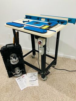 Rockler Router Table Package w/ JessEm Lift & Porter-Cable 890 Router