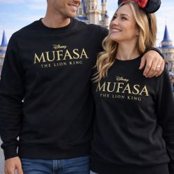 Disney Mufasa The Lion King Crewneck Sweatshirt Adult Medium