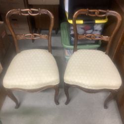 Antique Rosewood Dining Chair Set 