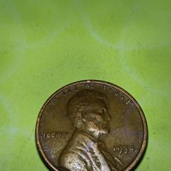 Penny 1934 Wheat
