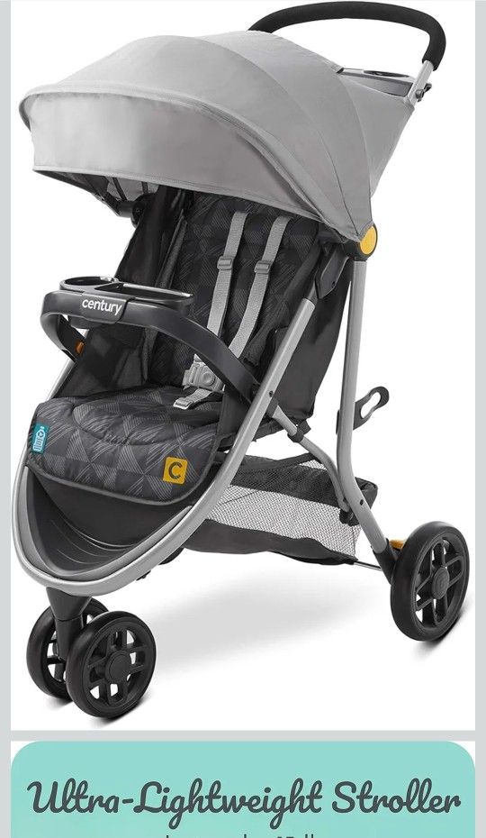 Century Stroll On 3-Wheel Lightweight Stroller