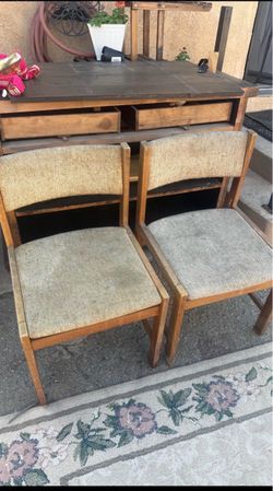 Two midcentury chairs