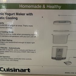 Cuisinart Electronic Yogurt Maker 