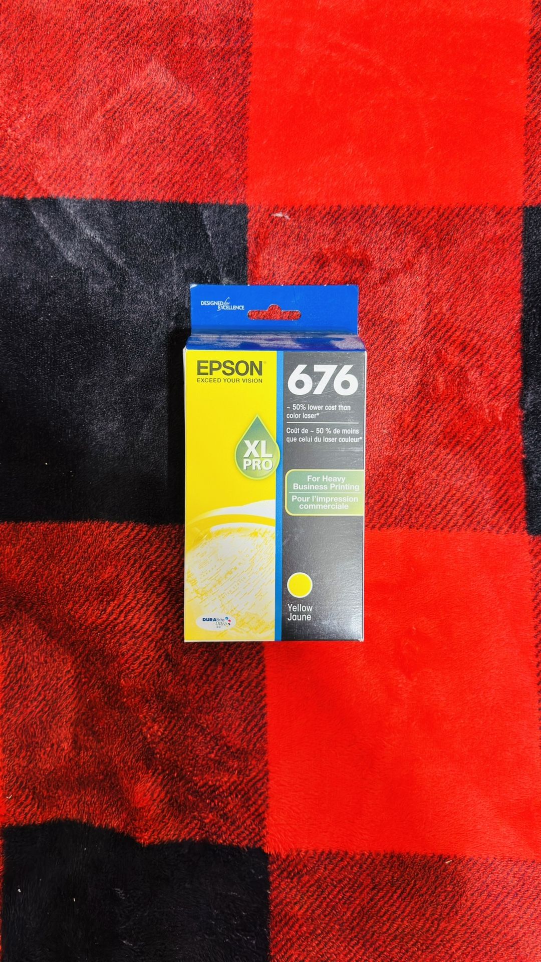 EPSON 676XL PRO High Capacity Yellow Ink Cartridge