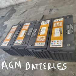 AGM Batteries:music,boat, inverter
