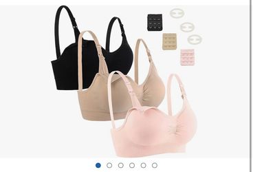 GXXGE 3pack Nursing Bras for Breastfeeding Maternity Bra Comfort Seamless sleep