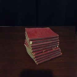 Antique little red books-1920's