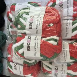 Becozi Chunky Chenille Yarn 10 Piece