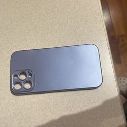 Silver/blue iPhone 13 Pro Max Case