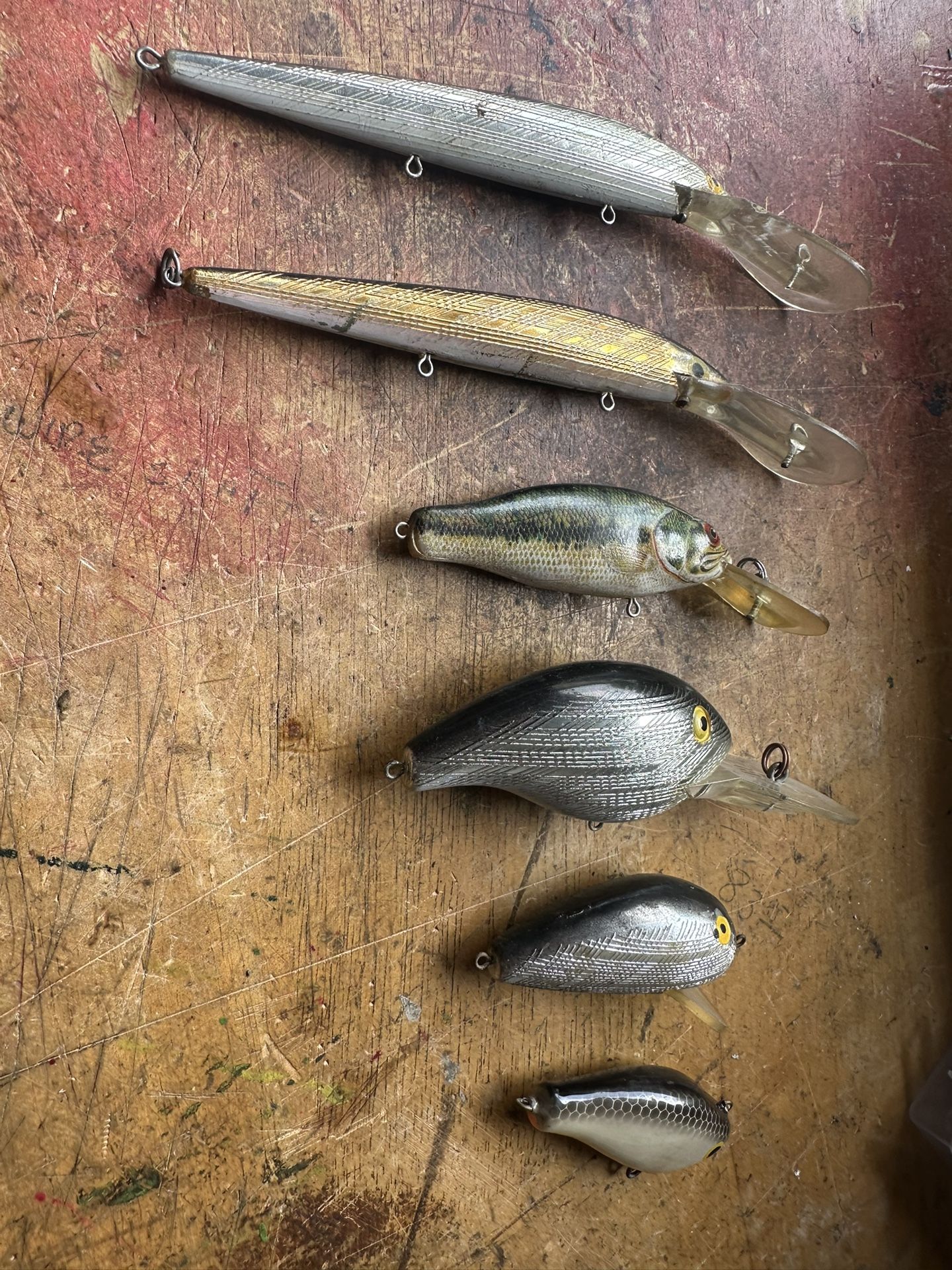 Lures 6. $ 10.00
