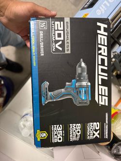 HERCULES 20V Brushless Cordless, 1/2 in. Drill/Driver - Tool Only
