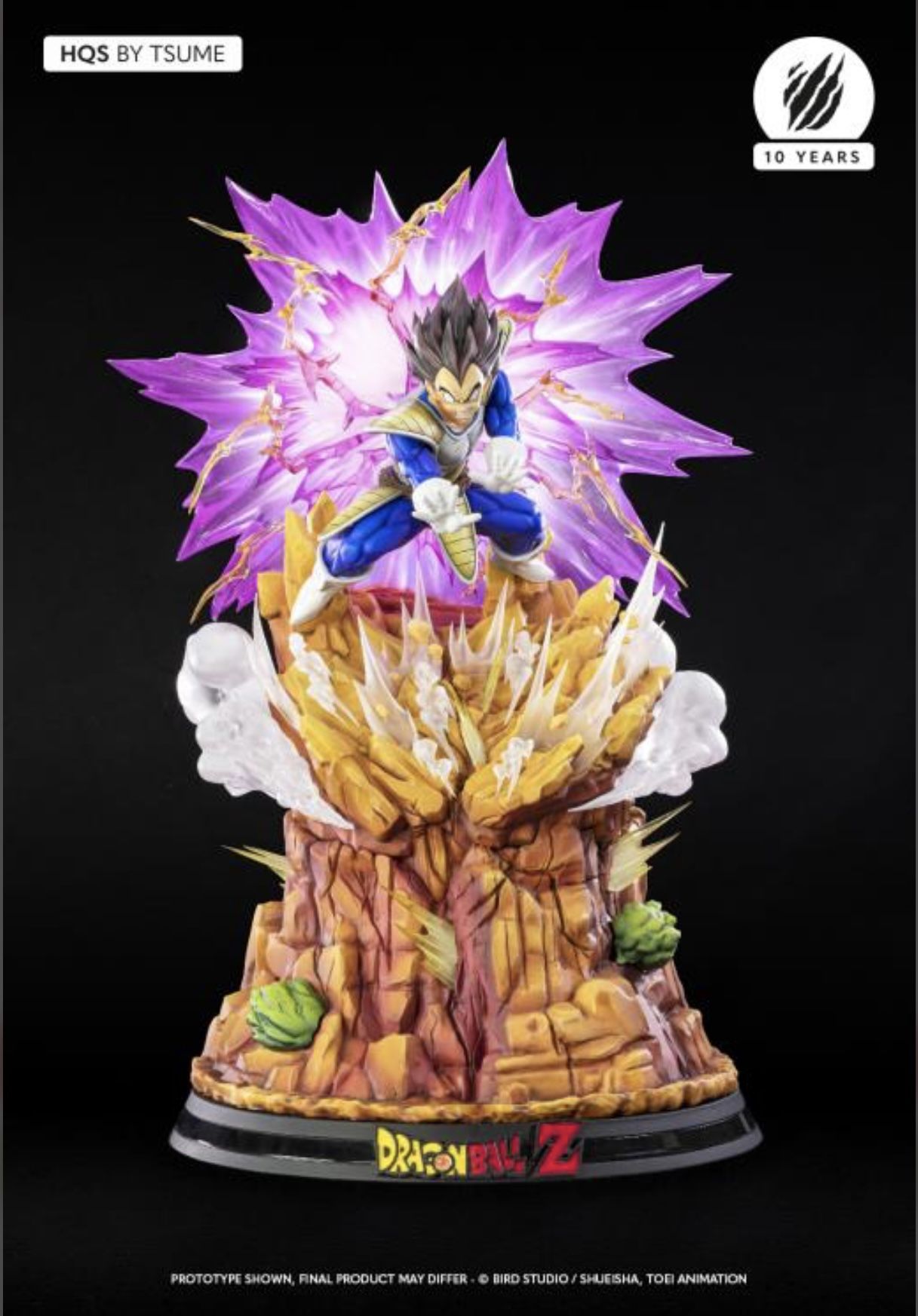 Dragon Ball Z HQS Vegeta Galick Gun 1/6 Scale Limited Edition Statue