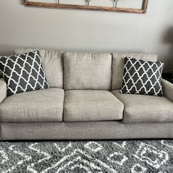 Cream Linen Couch