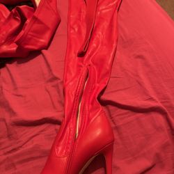 Belted Thigh High Boots