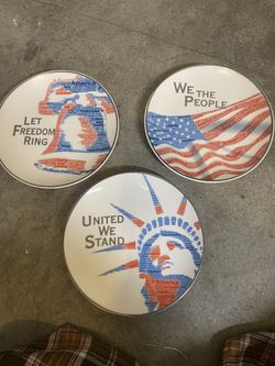 4th Of July Plates