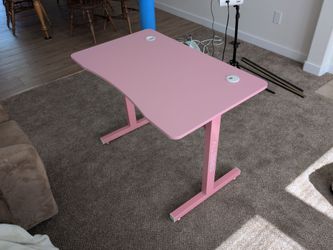 Small pink desk