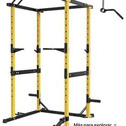 MAJOR LUTIE Power Cage, PLM05 1200lbs Capacity Power Rack for Home Gym BLACK   $170 