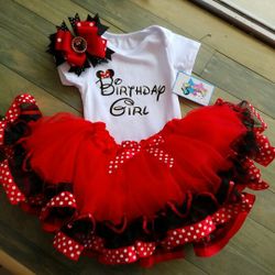 Minnie tutu set Birthday Girl