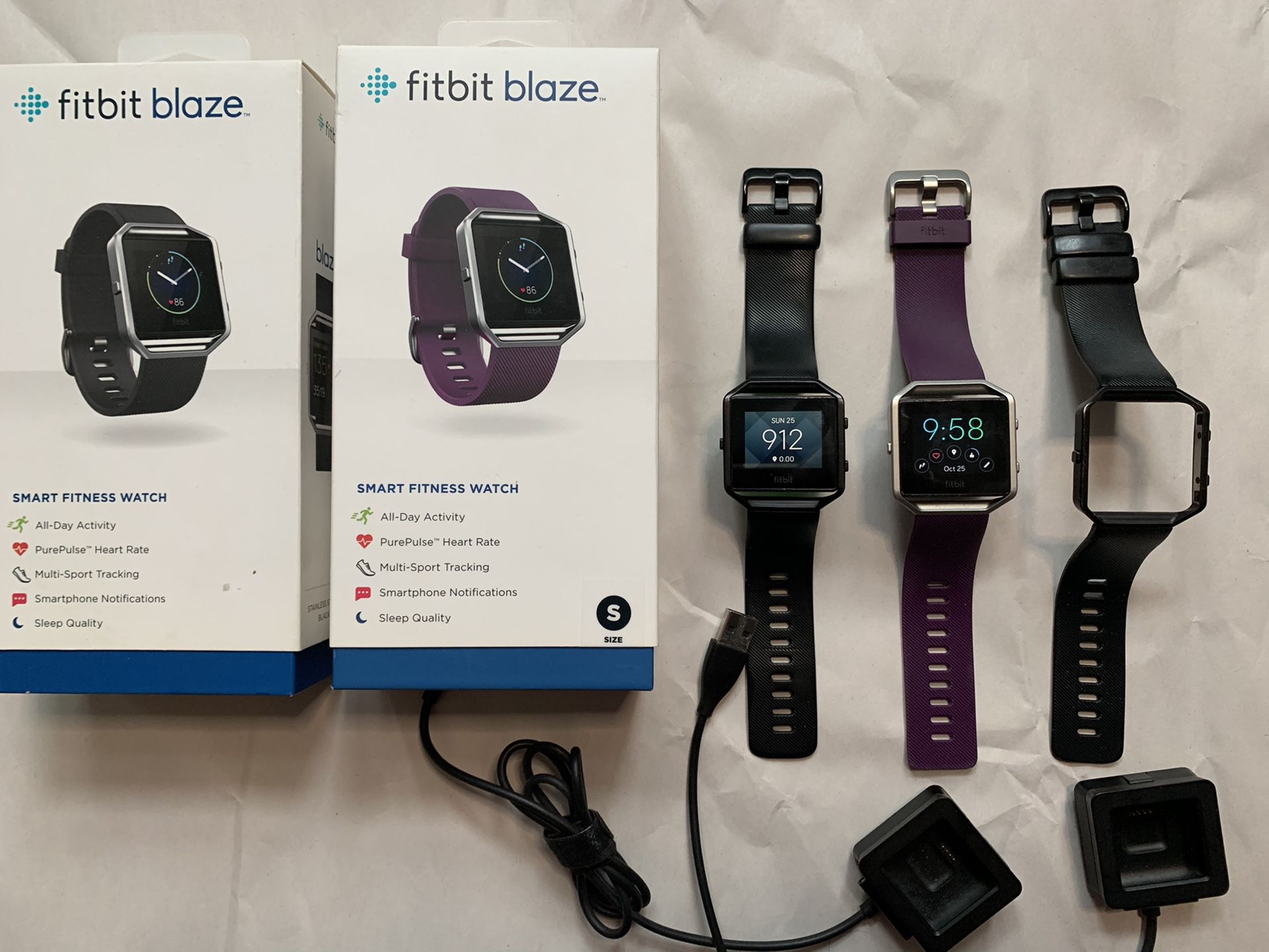 Fitbit blaze - great condition- ships in original packaging