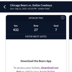 Bears vs. Cowboys