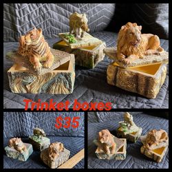 Safari Trinket Boxes