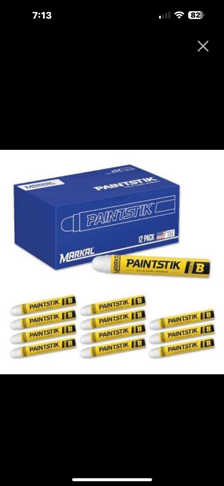 Permanent, Waterproof & UV Resistant for Metal, Wood, Tires - Home & Industrial Use, Fade-Resistant, Made in USA - Works on Oily, Icy, Wet, Dry & Cold