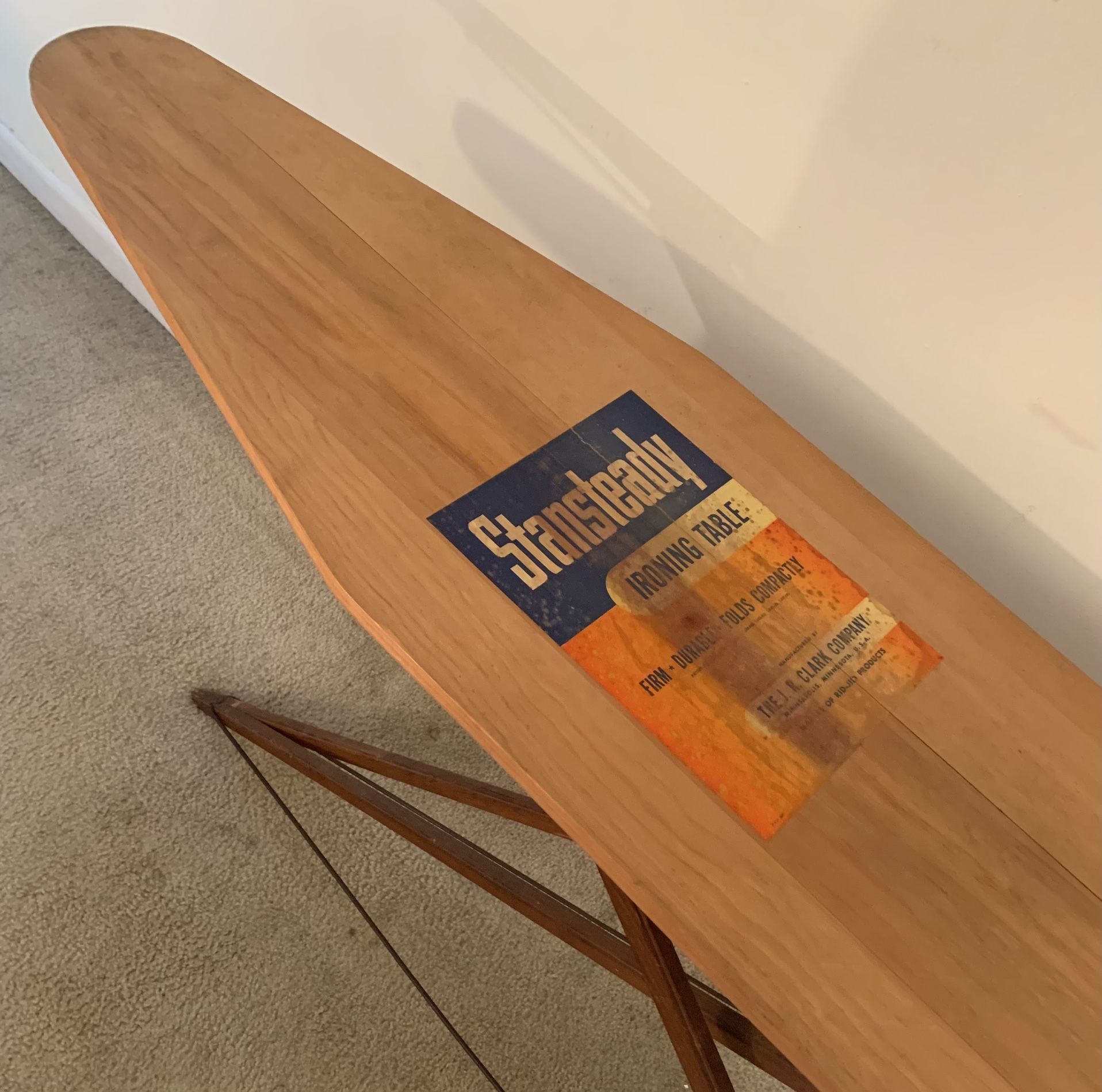 Antique Stansteady Ironing Table/Board
