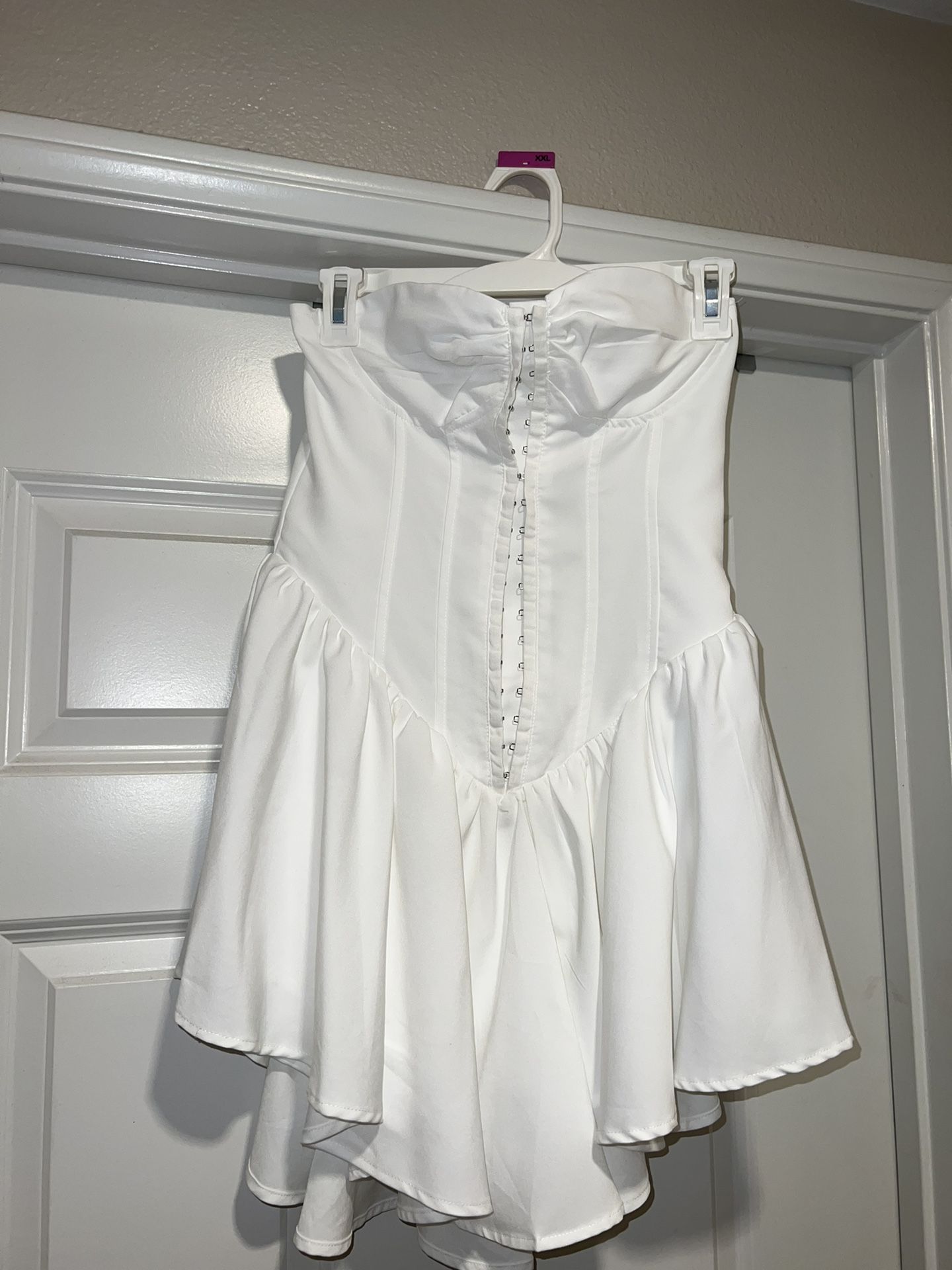 White Corset Dress