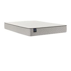 King Sealy Mattress With Box Springs And Bed Frame