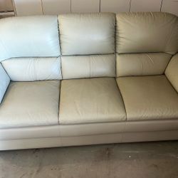 Leather Couch Set