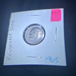 1965 Roosevelt Dimes 