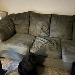 Sleeper Sofa & Love Seat W Coffee Table