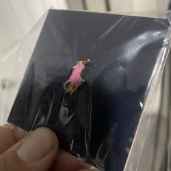Polo pink pony pin in original pack  New 