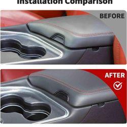 JWWY for Challenger Interior kit Air Outlet Start Door Handle Window Button Air Conditioner Knob Protector Cover Trim Compatible with Dodge Challenger