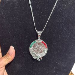 Silver Centenary Pendant 