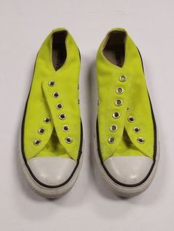 Lime green Converse sz 9