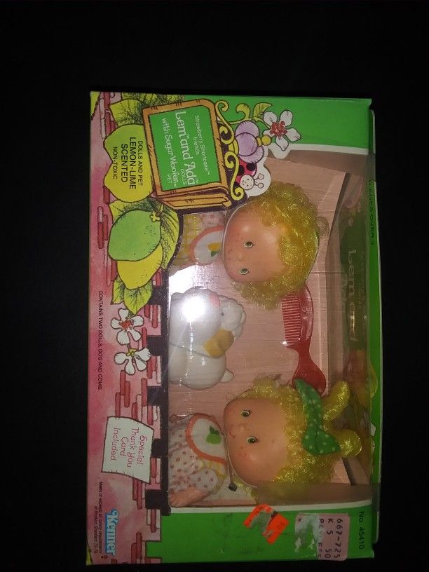 Vintage Lem And Ada Toy/ Strawberry Shortcake