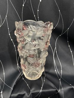 Bella Rosa Pink Frost Vase