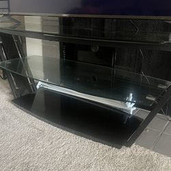 *FREE* Glass 3-Shelf Tv stand
