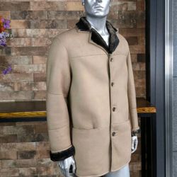 Ferré Jeans Vintage Gently Used XL Lightweight Shearling Jacket