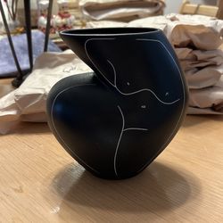 Unique 7” Tall Vase With Woman Design  On Both Sides-$25.00