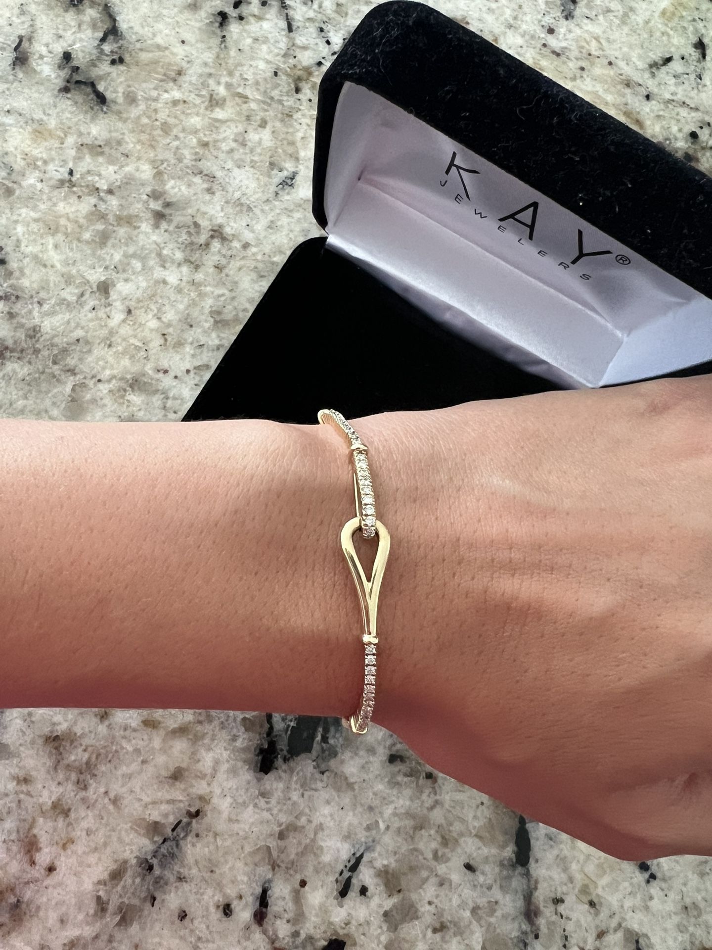 Kay Jewelers Gold Diamond Bracelet