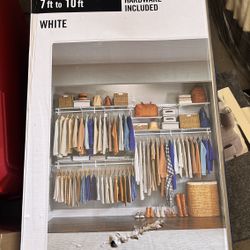 ADJUSTABLE CLOSET ORGANIZER KIT