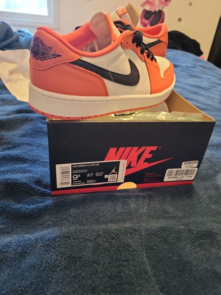 Brand New J's Starfish Orange White Black