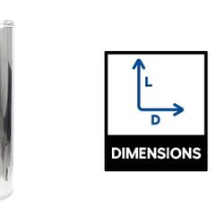 A4765V SuperVent 6.0-in x 36.0-in Insulated Double wall Stainless steel Chimney Pipe