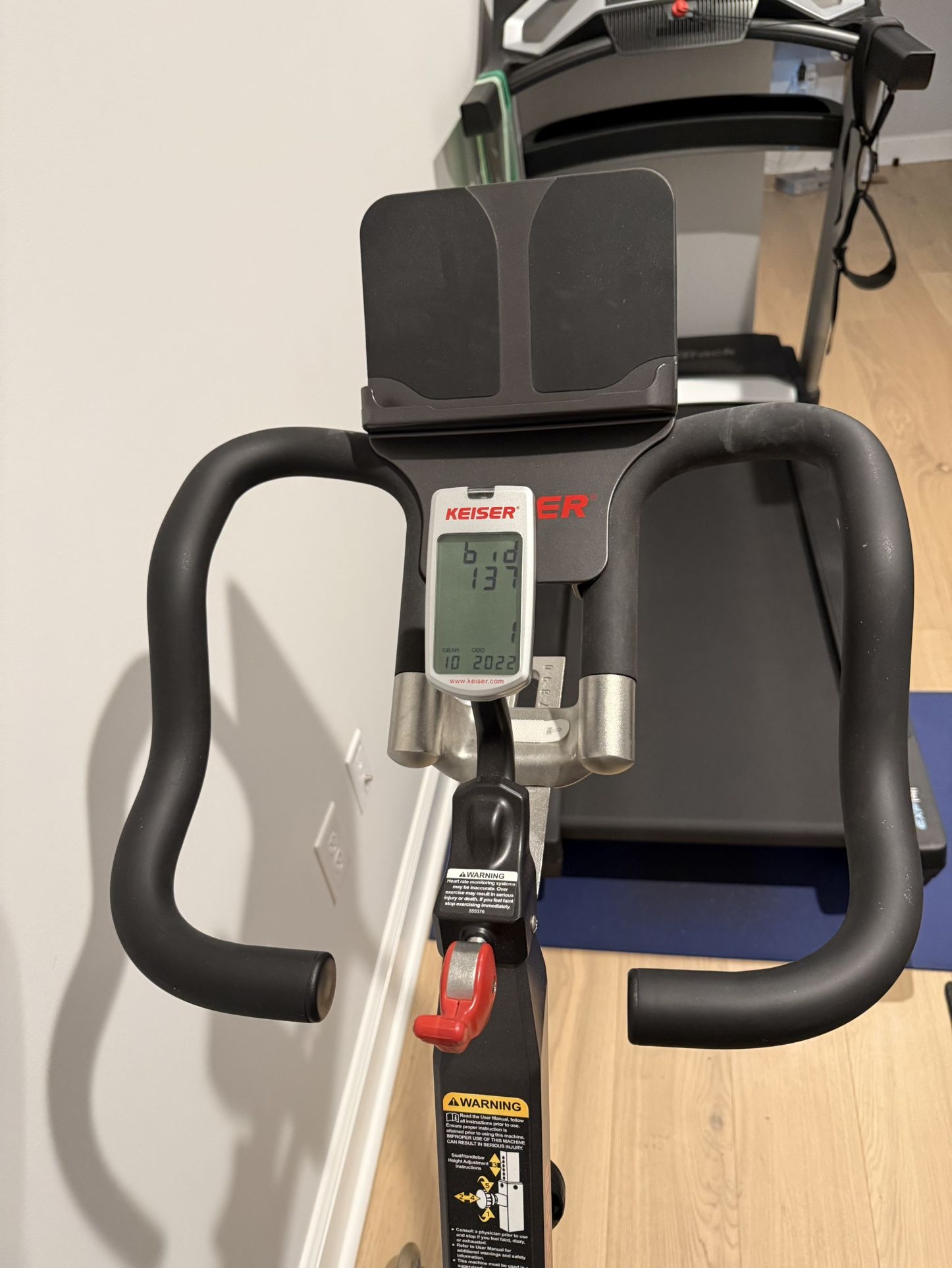 Keiser M3i Studio Indoor Bike Mint Condition One Owner User