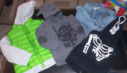 Boys Gray Batman Sweatshirt