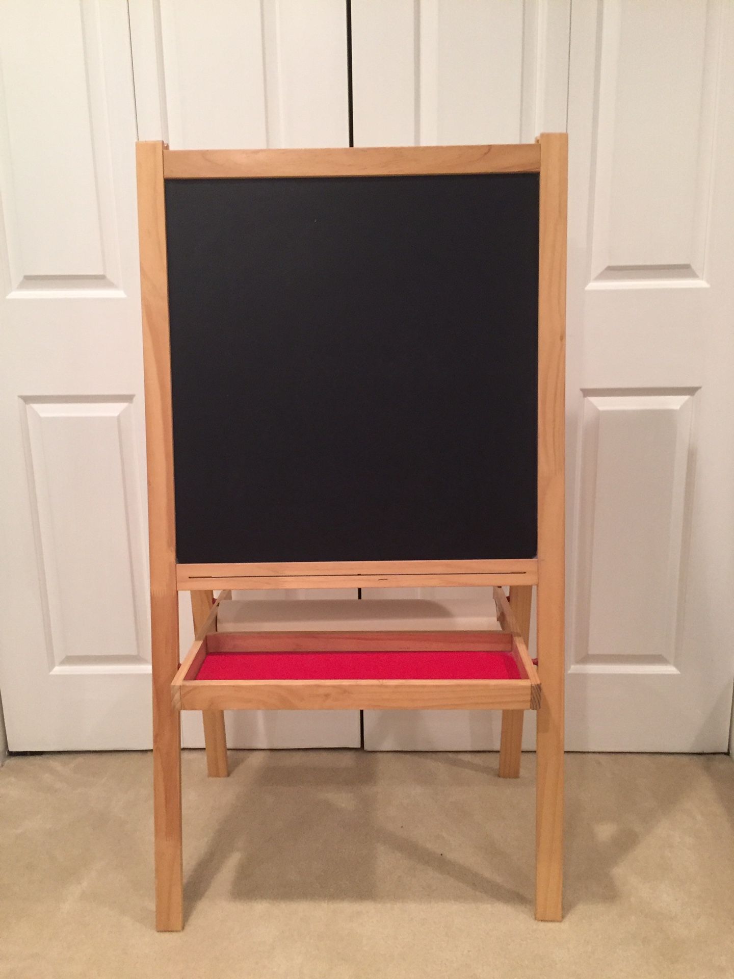 Chalkboard/Whiteboard/Painting Easel For Kids